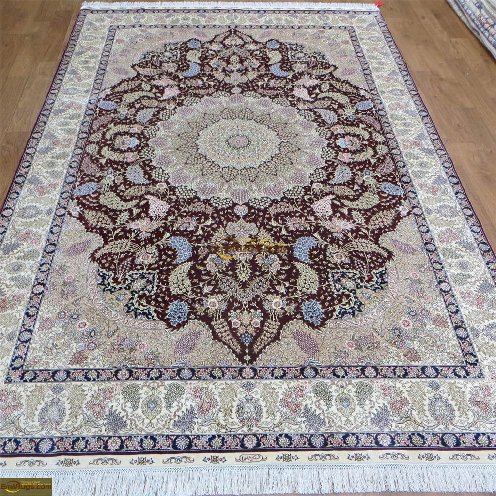 silk rugs 6x914