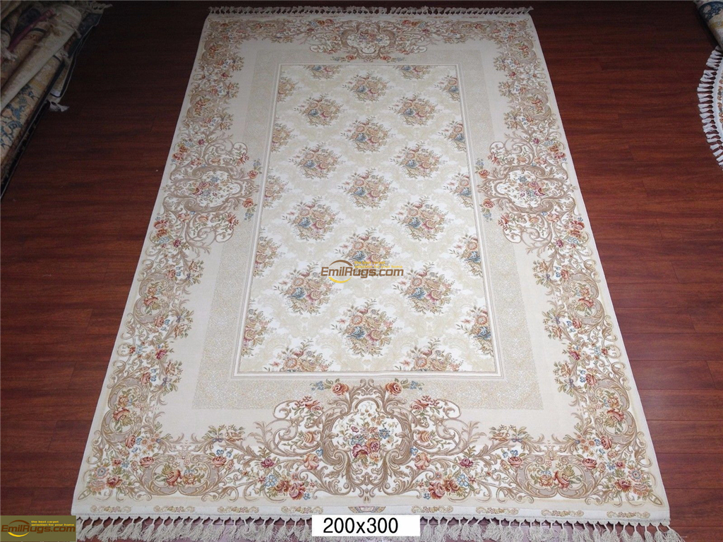 silk rugs 6x96